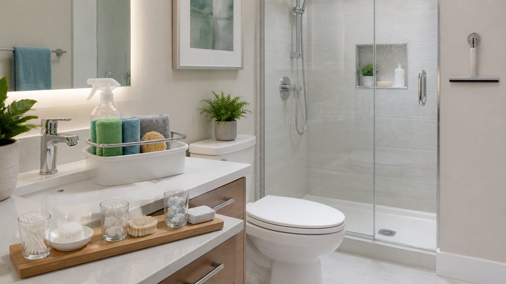 bathroom cleaning and maintenance