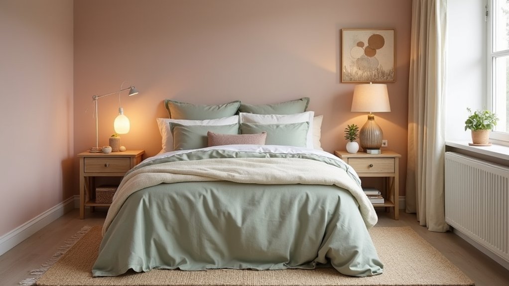 bedroom decor with calming colors