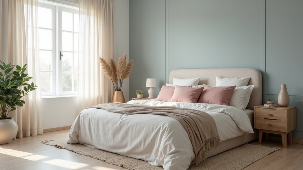 calm bedroom color psychology