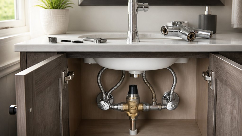 check and clean water valves