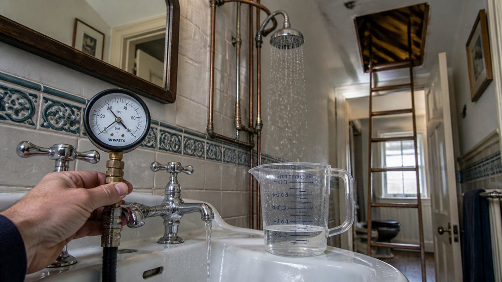 check pressure and flow