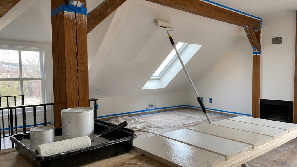 choose appropriate paint finishes