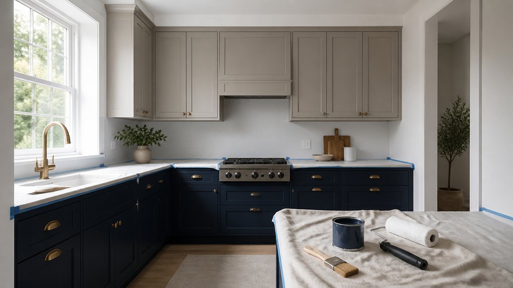 choose durable satin cabinet paint