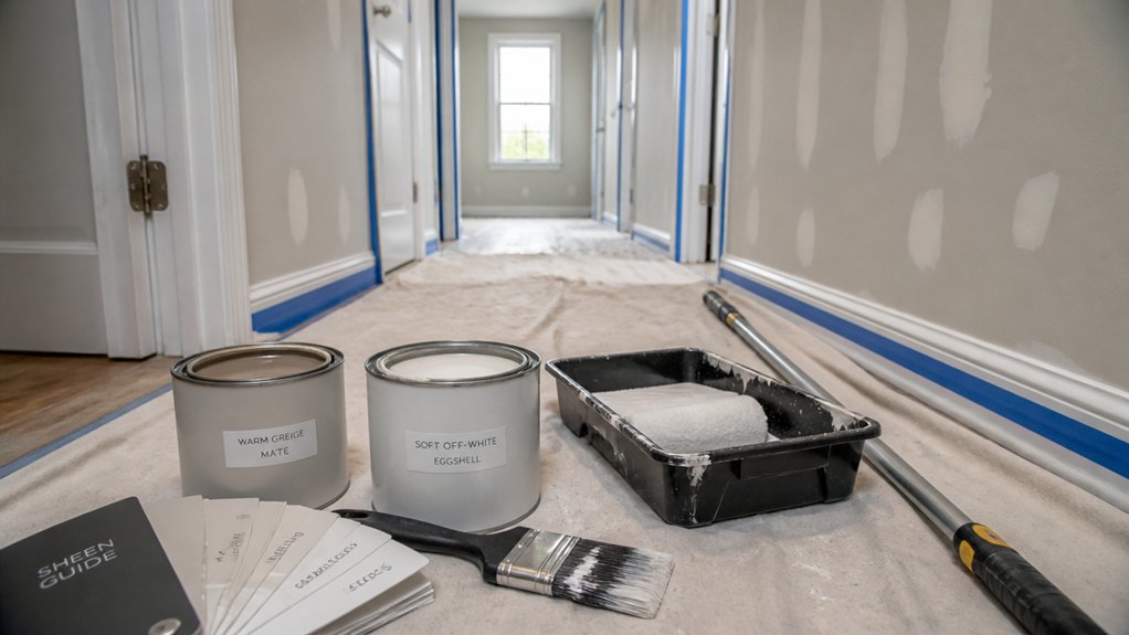 choose suitable hallway paint sheen