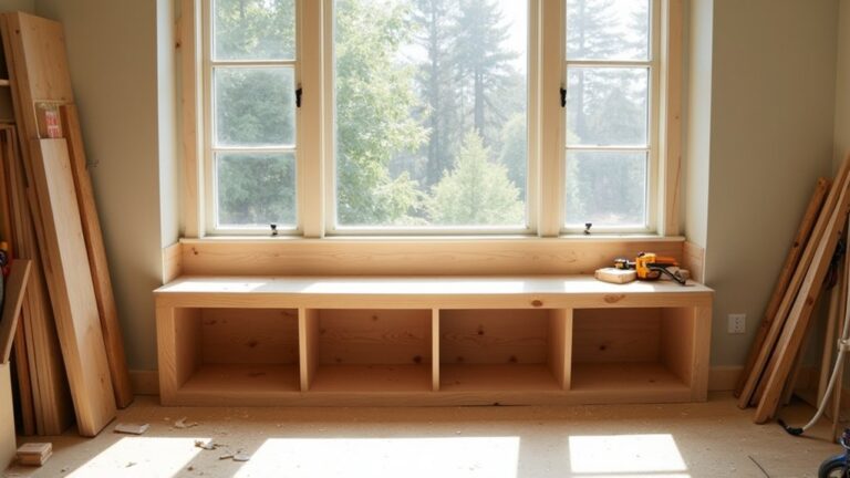 custom storage window seat
