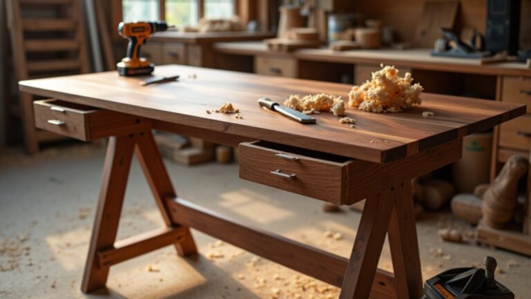 custom timber home office