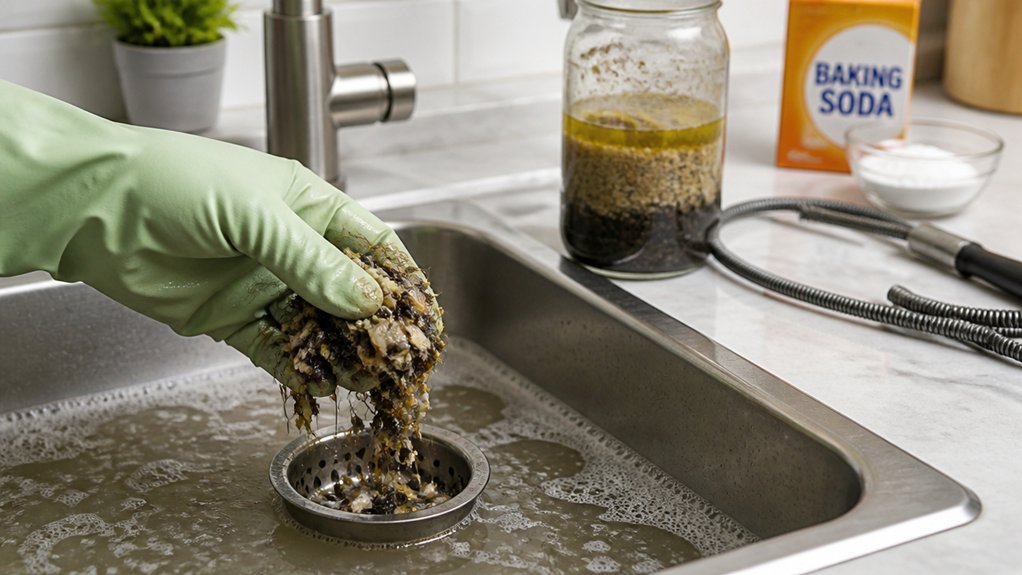 debris buildup causes blockages