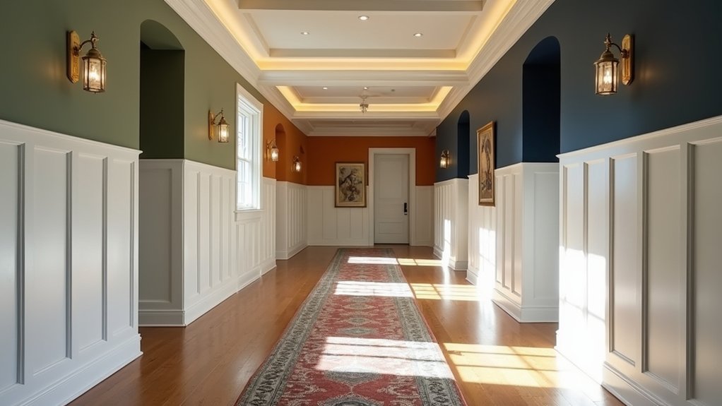 decorate hallways with heritage colors