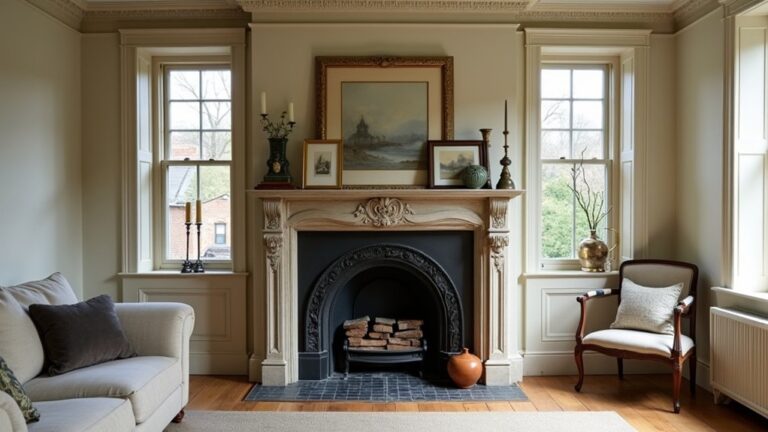 decorating historic fireplace surrounds