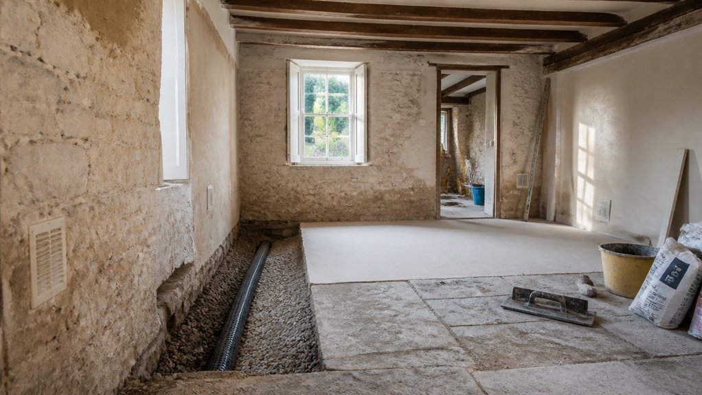 exterior drainage and breathable repairs