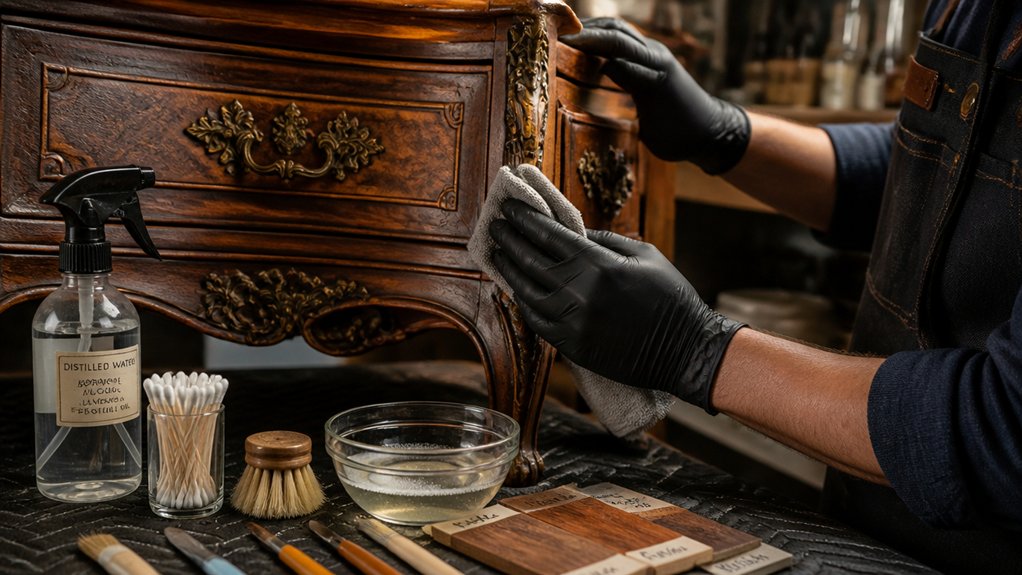 gentle antique furniture cleaning