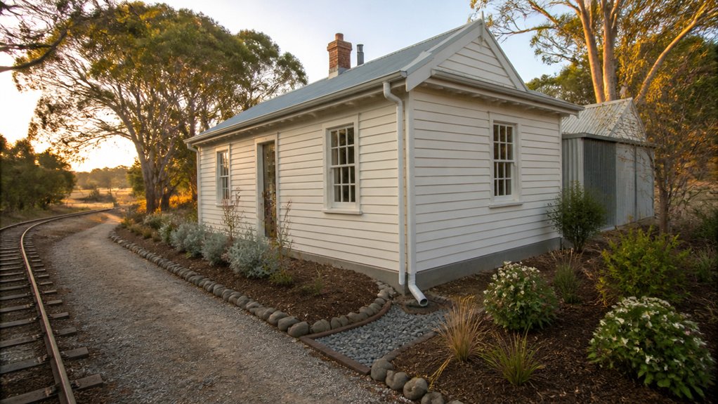 heritage focused landscape drainage