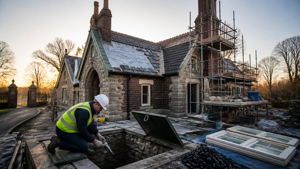 inspect roofing chimneys foundations