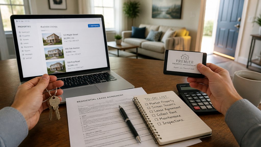 manage or hire property
