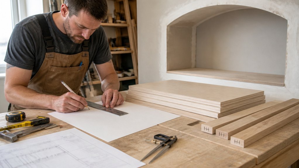 measure plan cut fit