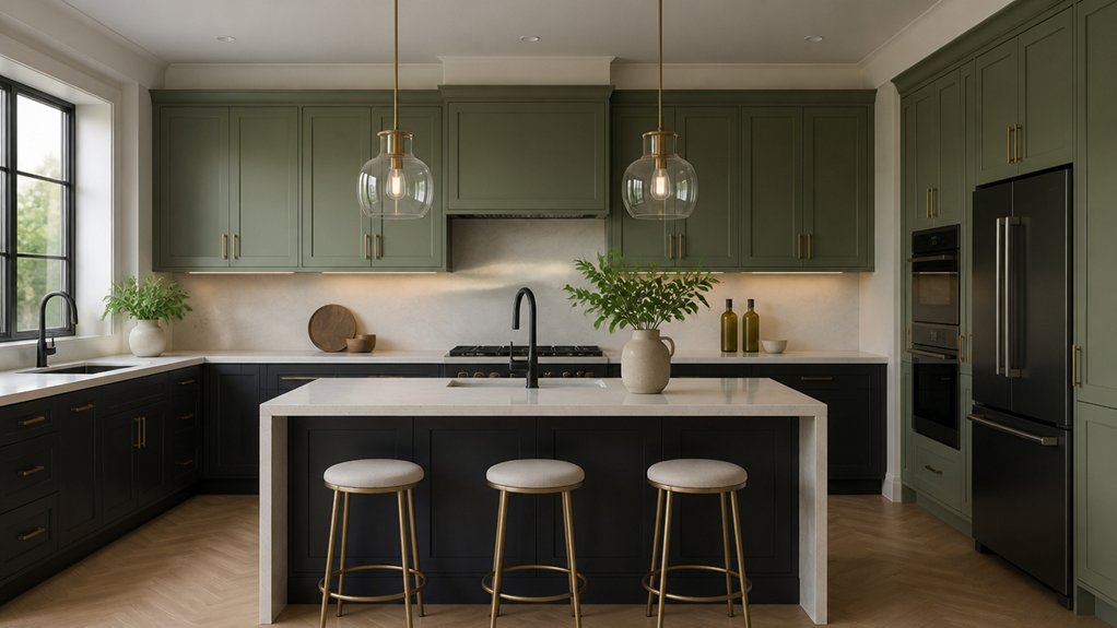 modern cohesive kitchen color schemes