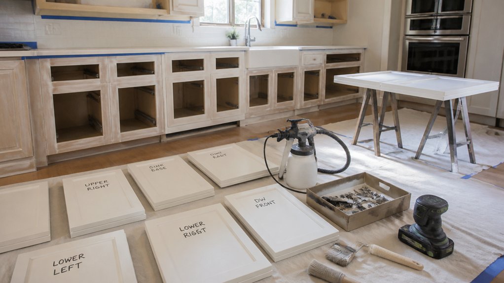 paint cabinets if durable