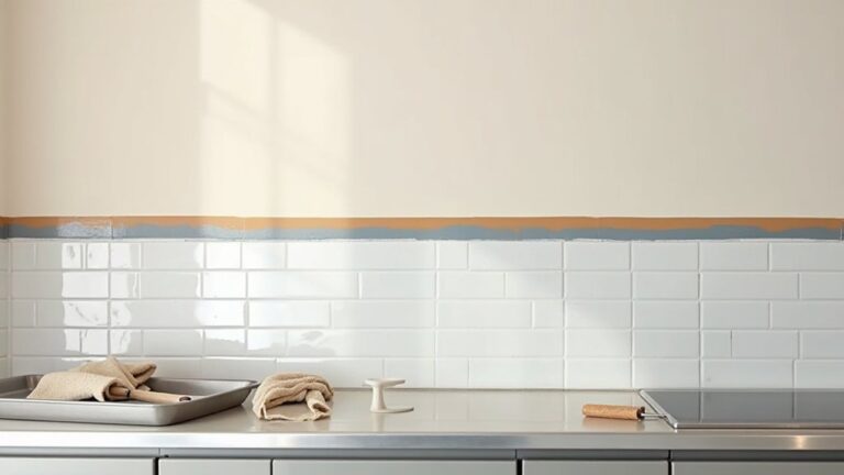 painting kitchen wall edges