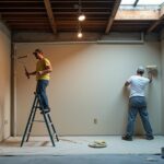painting lofts in low light