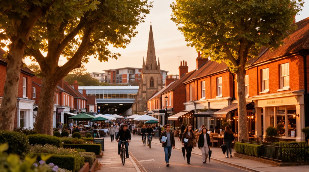 popular commuter town choice