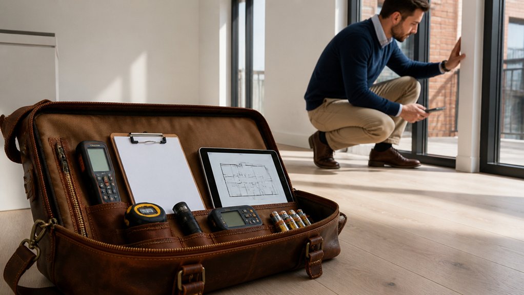 prepare tools for property viewing