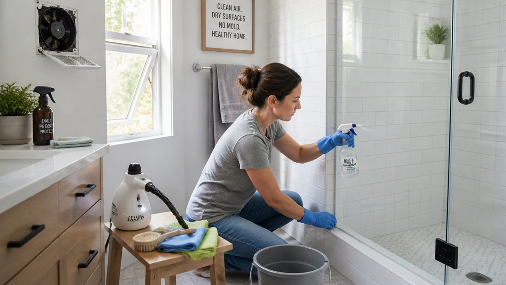 prevent mold with regular cleaning