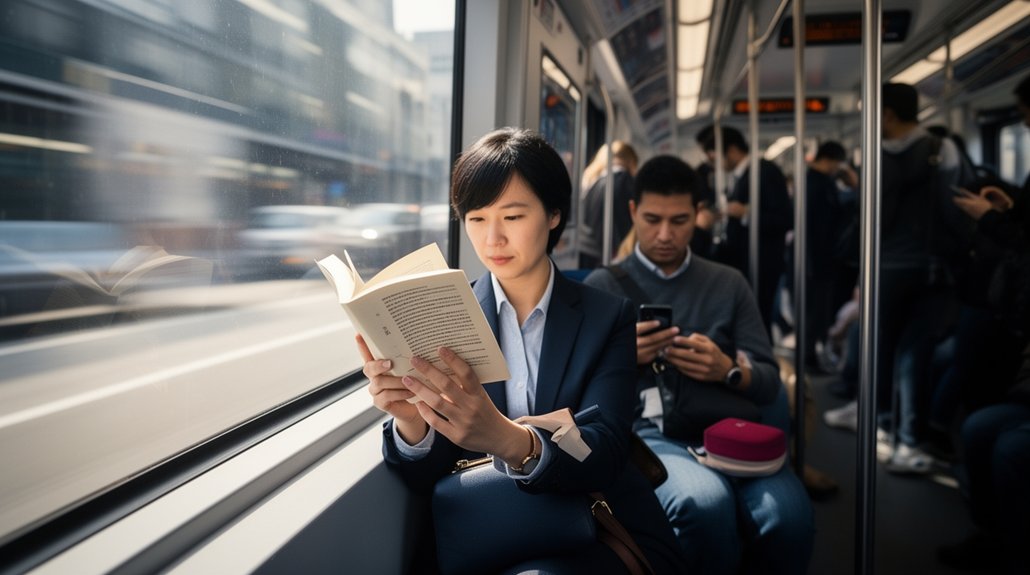 reading enhances commuter experience