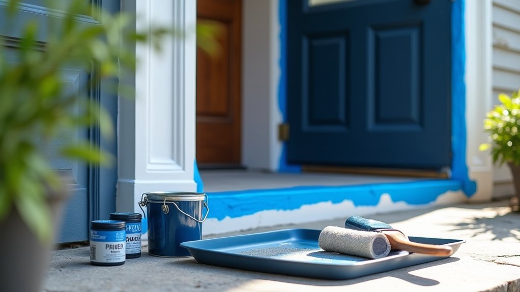 repaint front door boldly