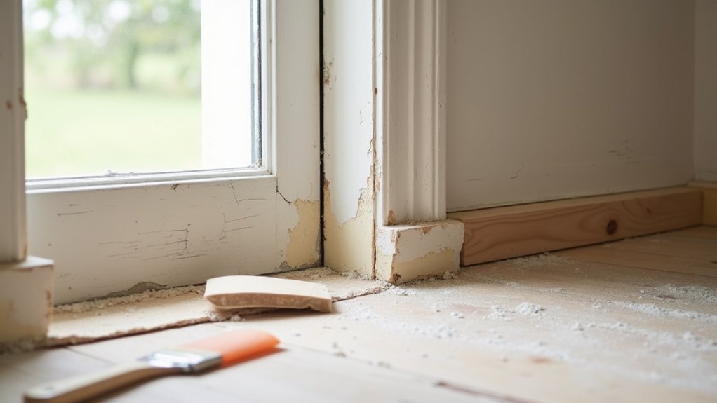 repairing damaged woodwork