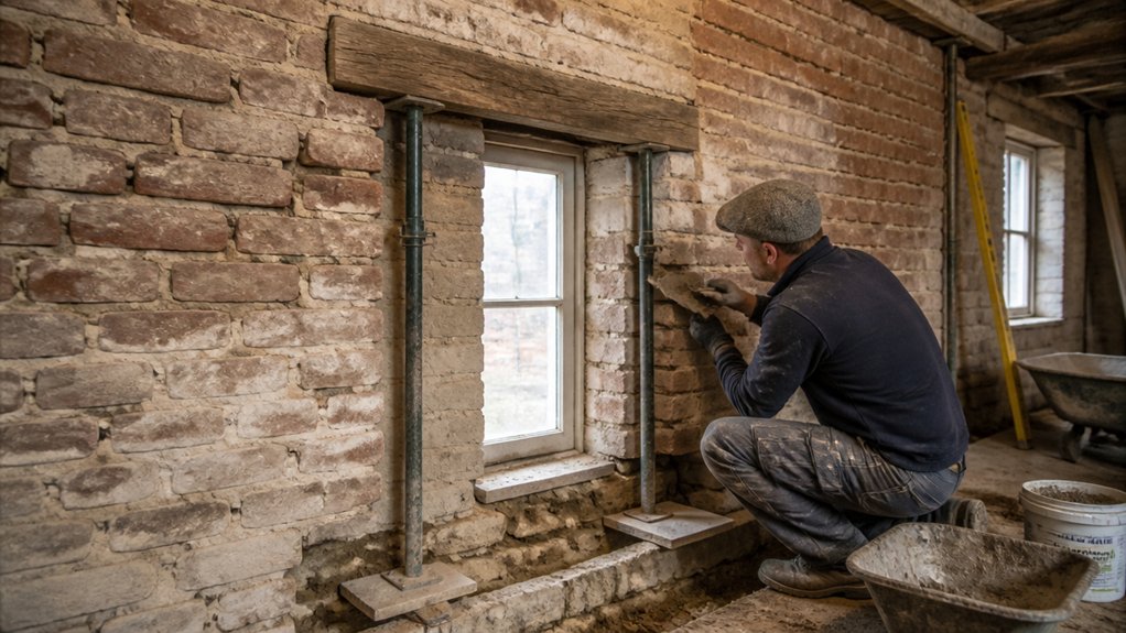 repointing and repairing with lime