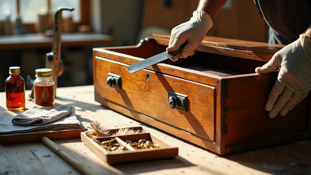 restoring antique wooden furniture