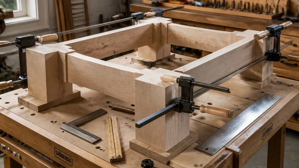 secure square reinforced joints
