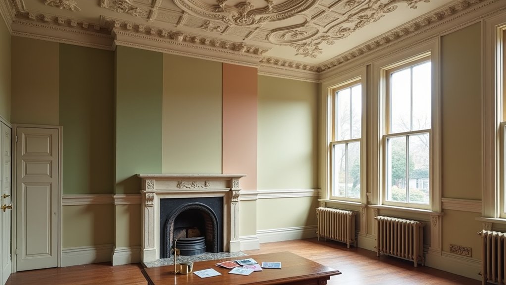 selecting colours for period features