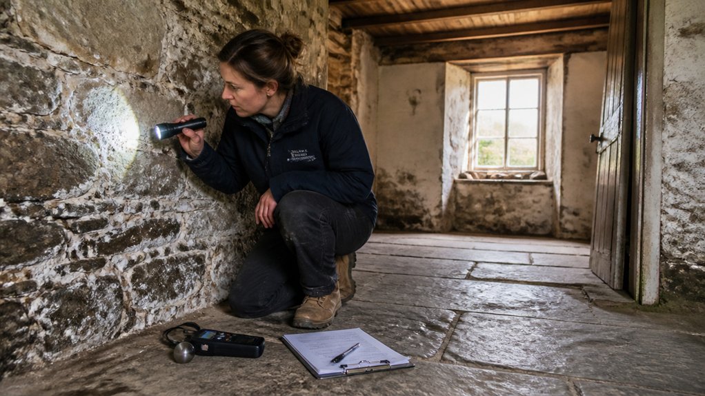 survey and identify structural faults