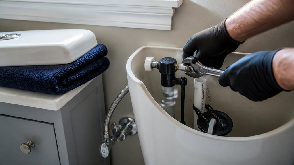 toilet fill and flapper replacement